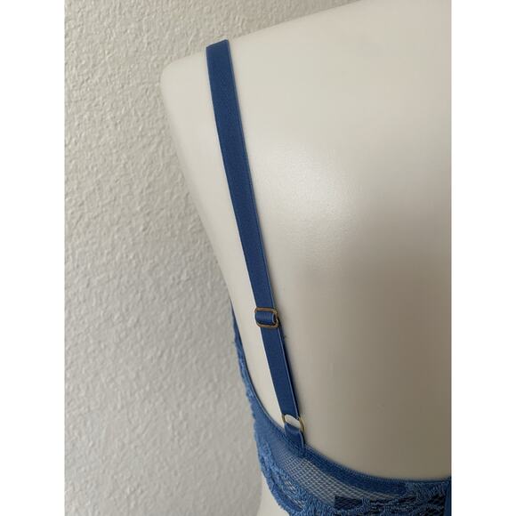 Natori Bra Lingerie Mesh Padded Lace Intimates Lounge - Picture 12 of 14